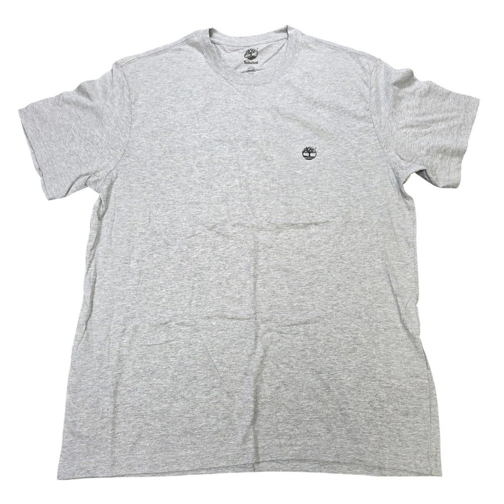 Timberland Rugged and Durable Graphic T-Shirt Men's Size L Gray 100% Cotton NEW